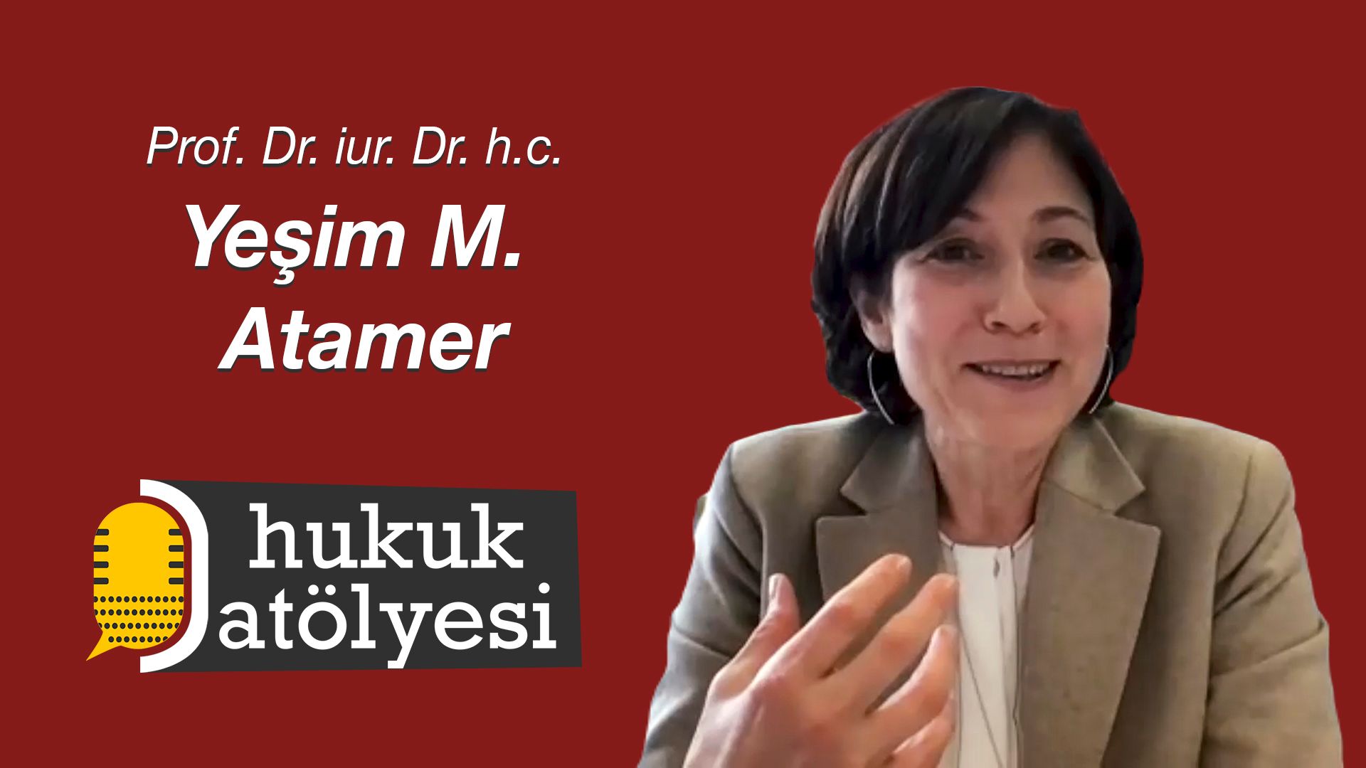 Hukuk Atölyesi #15'in Konuğu: Prof. Dr. iur. Dr. h.c. Yeşim M. Atamer
